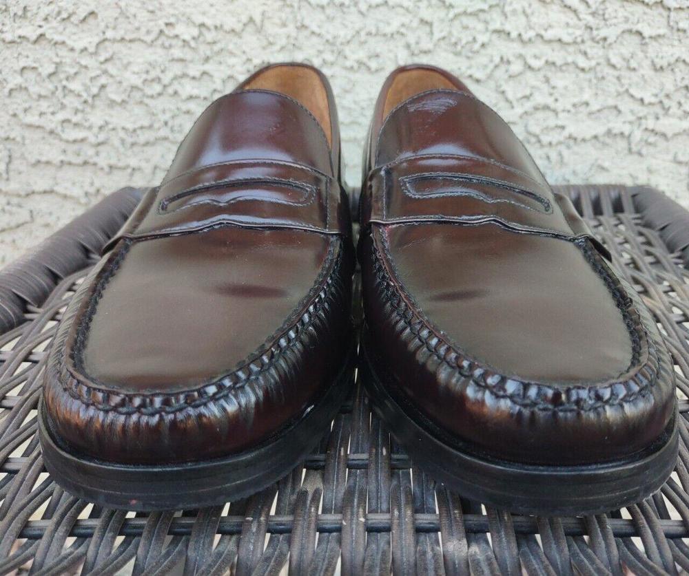 Cole Haan Rich Brown Leather Slip-Ons